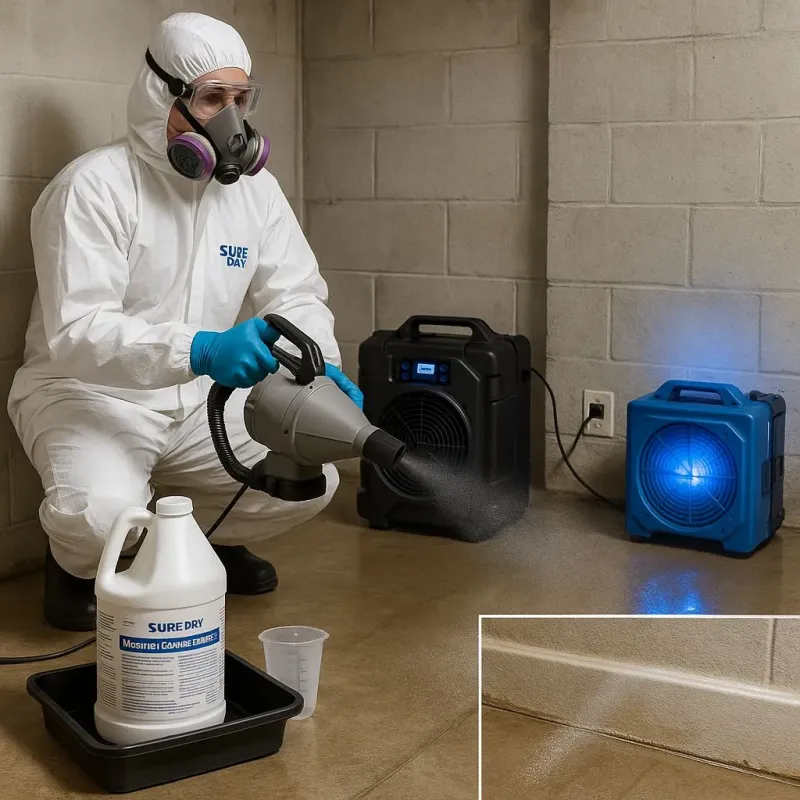Sanitization and Odor Removal process in Dunedin, FL